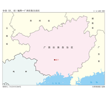 广西壮族自治区 1∶440万 32开